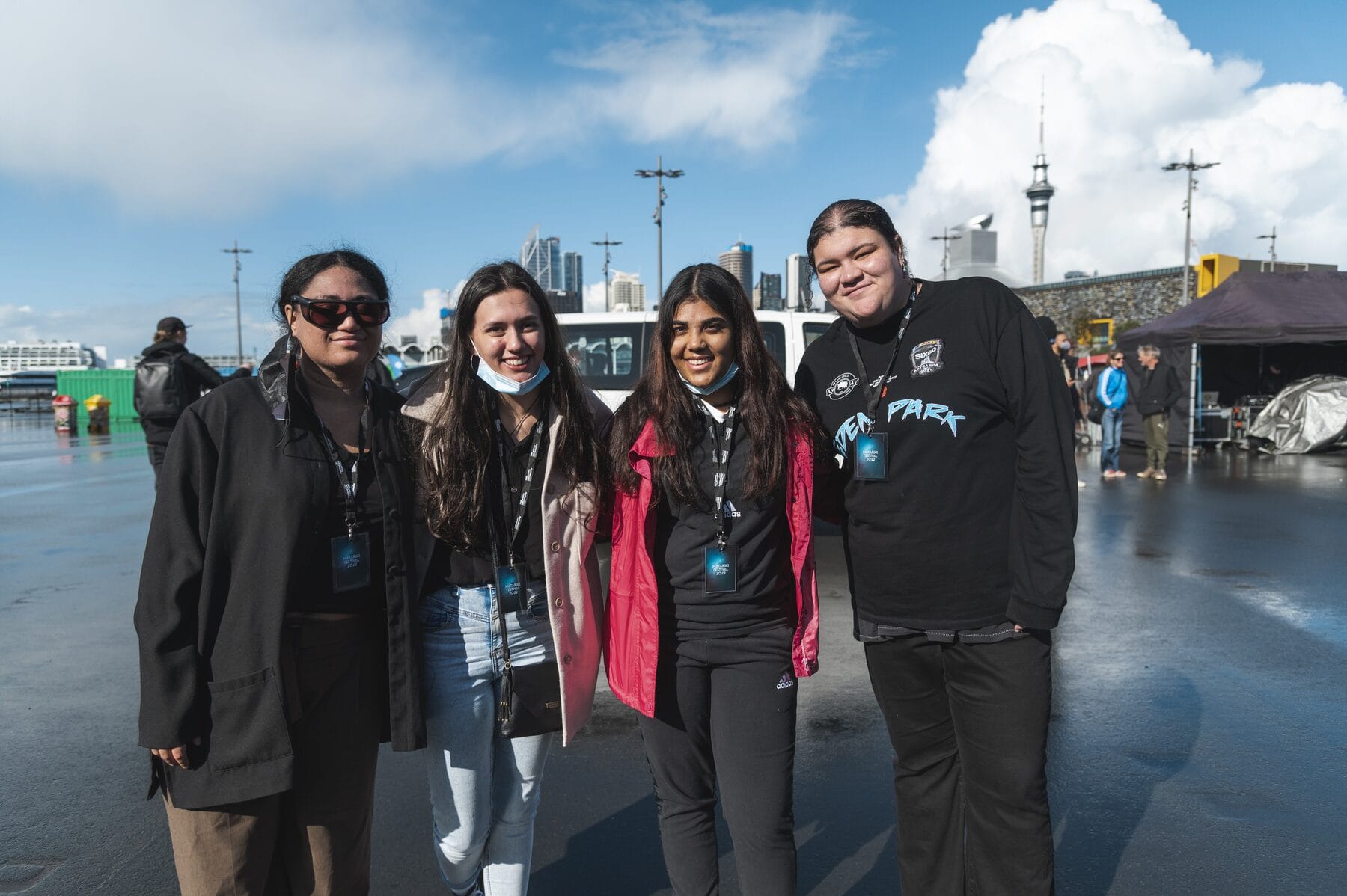 Young crew members at an outdoor Matariki event